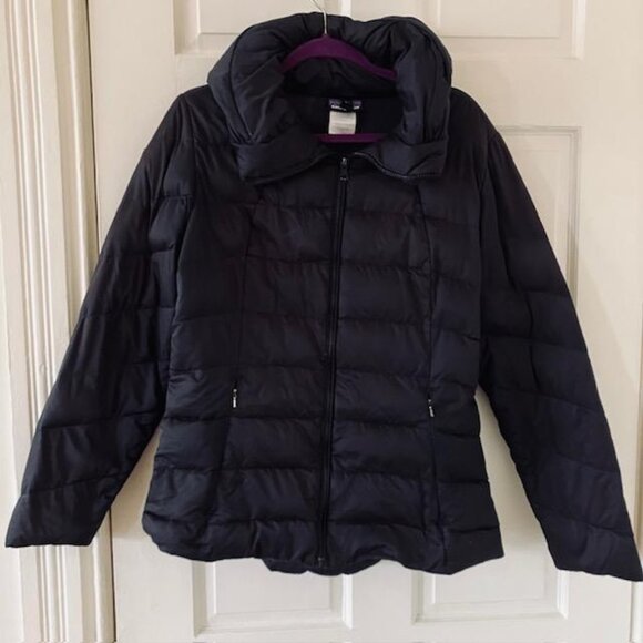 Patagonia Downtown Loft Goose Down Puffer Ski Jacket Sz L - Picture 2 of 10